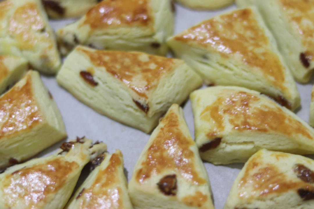 消耗淡奶油利器！层次分明的司康（面包圣经版）