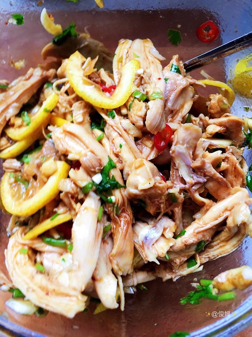 抖音凉拌鸡腿肉