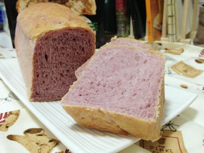 《面包圣经》紫薯吐司（少油，少揉，超软妹！）的做法
