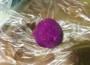 山药、紫薯月饼（不烤不煎）的做法 步骤3