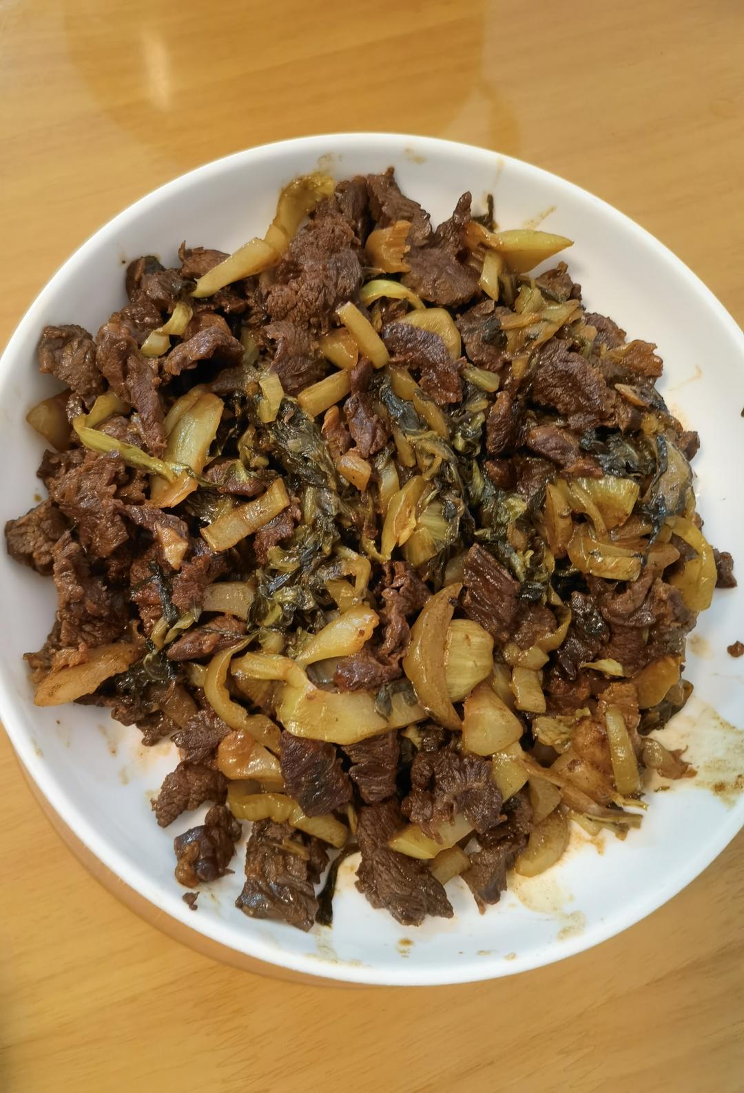 酸菜牛肉