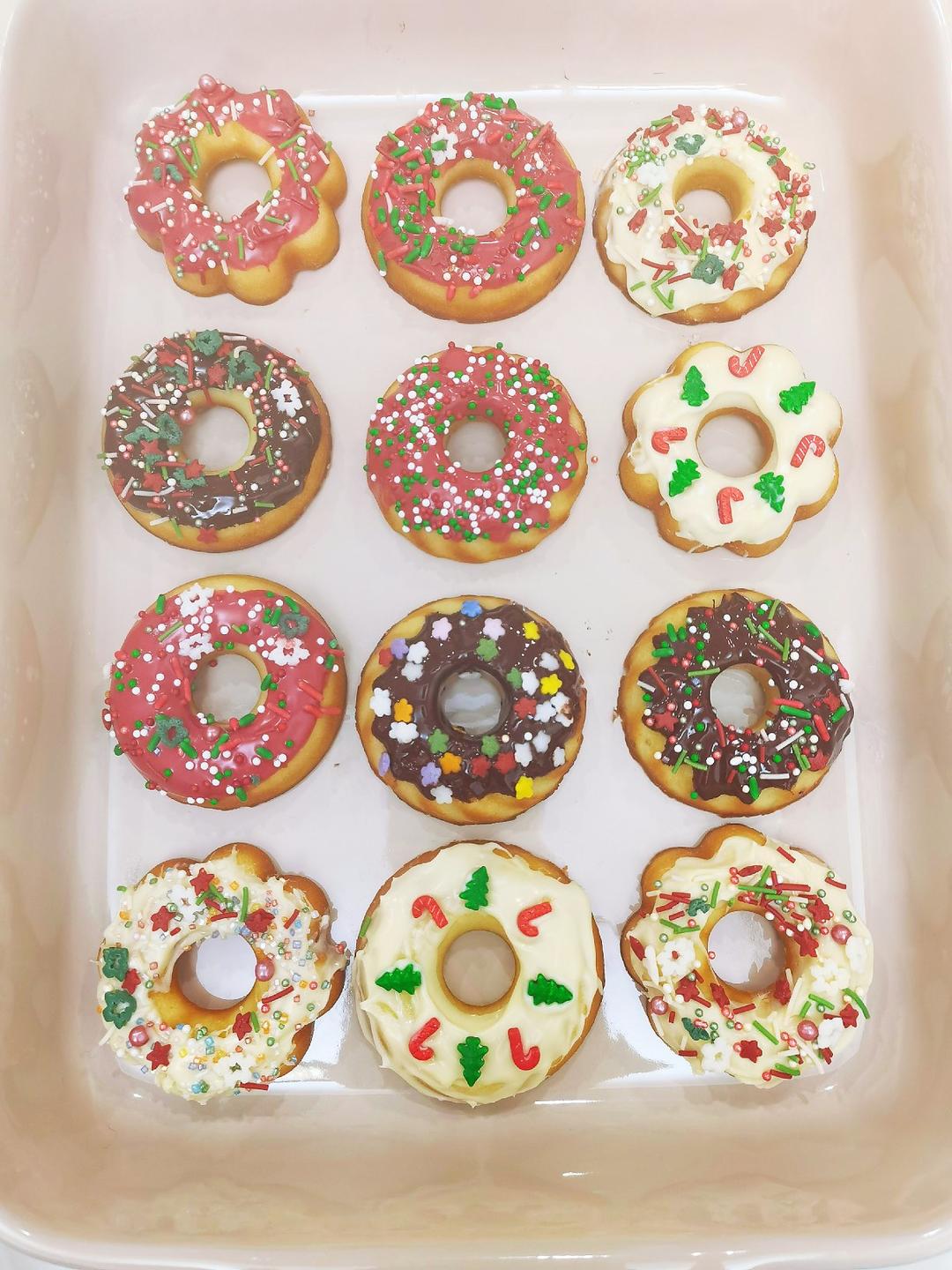 甜甜圈🍩（烤箱版）无泡打粉