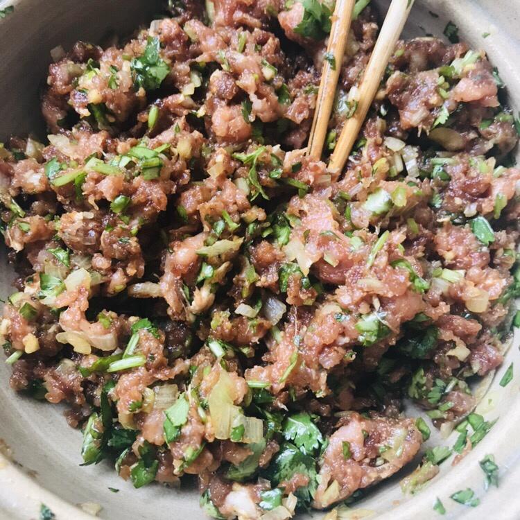 香菜猪肉饺子