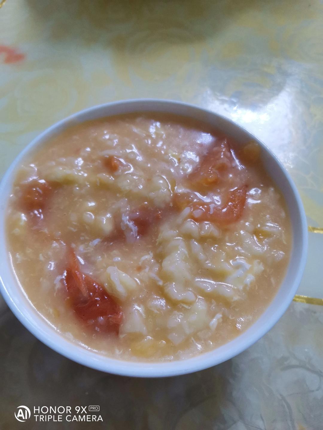 西红柿鸡蛋疙瘩汤