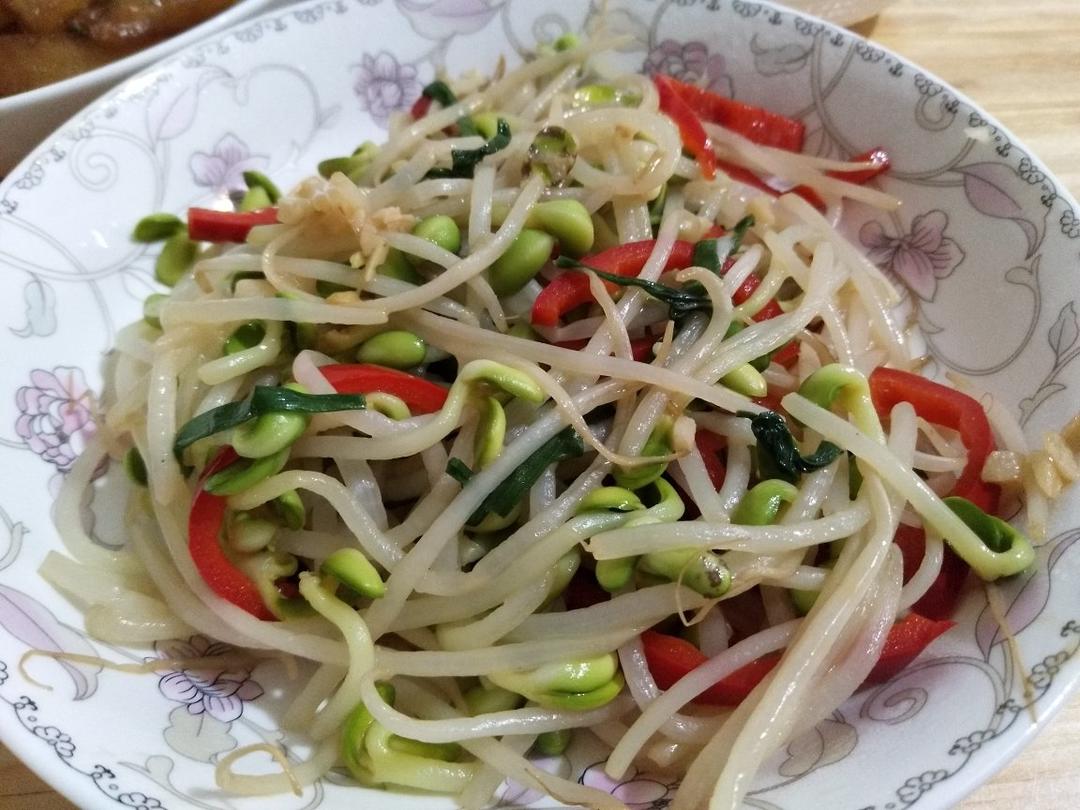 清炒豆芽