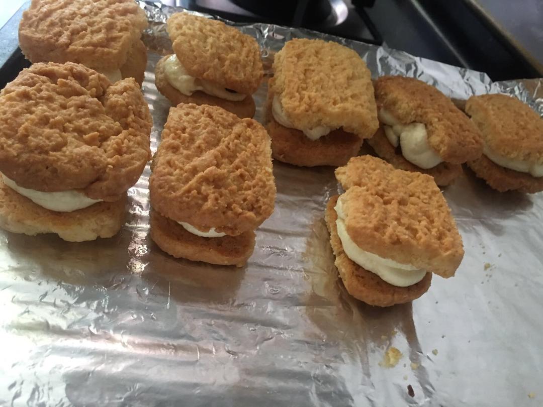 酥软馥郁的乳酪椰子三明治酥饼/烘焙视频饼干篇8