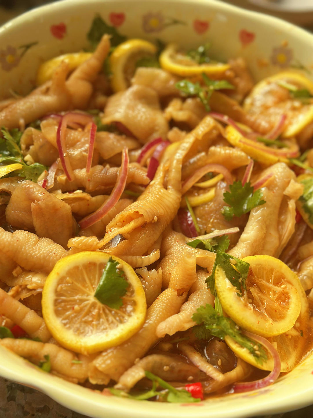 好吃到原地出摊｜柠檬酸辣无骨鸡爪