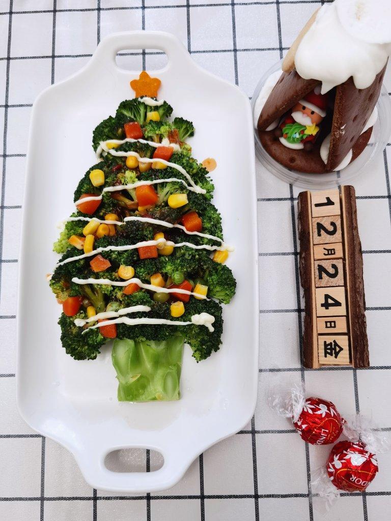 圣诞树之番茄红烩西兰花🎄