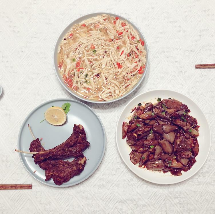 家庭烤箱烤羊排