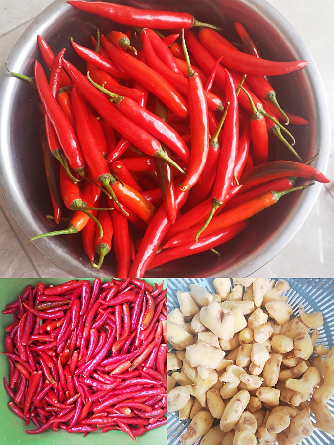 祖传酸辣椒腌制方法的做法 步骤1