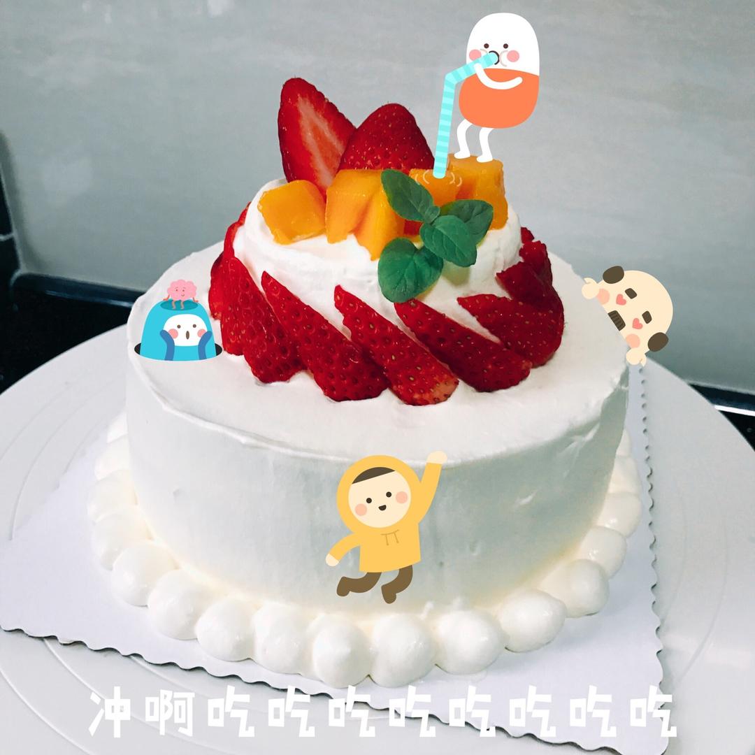 《Tinrry+》草莓奶油蛋糕（8寸配方）