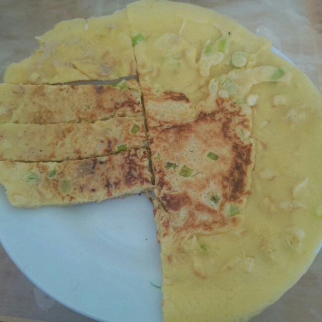 葱花鸡蛋饼