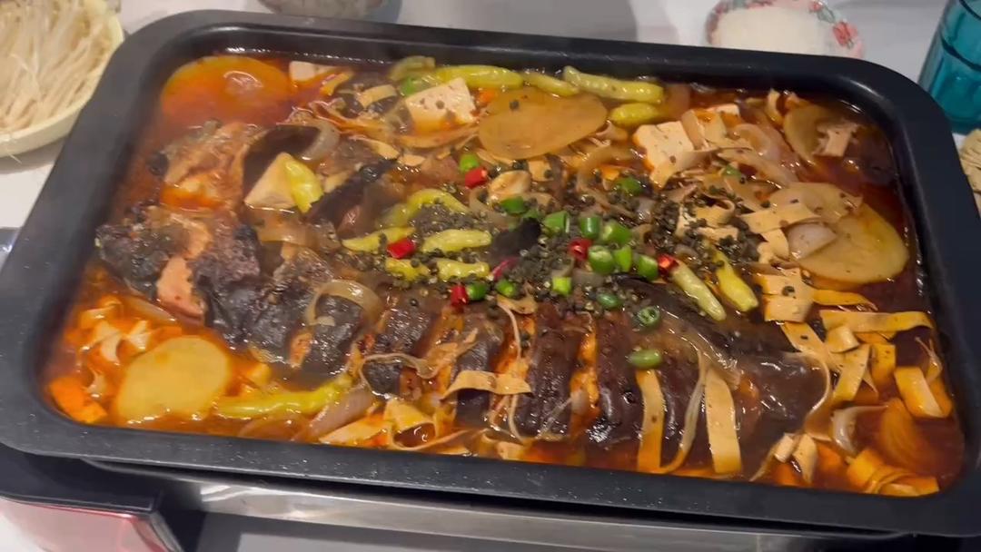 重庆烤鱼(烤箱版)爆好吃，爆简单