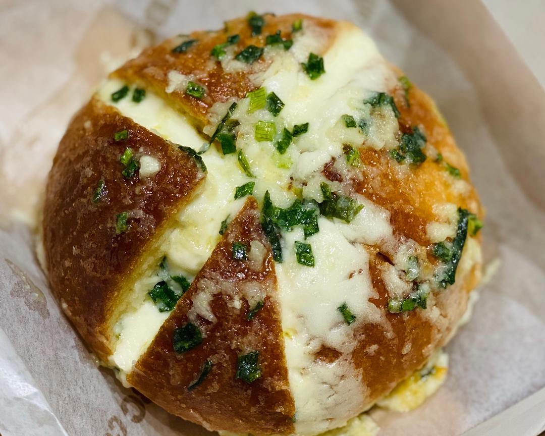 风靡韩国的蒜蓉面包（一发手揉版）的做法