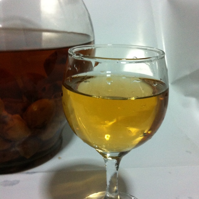 蝶舞九天做过自制青梅酒36天.梅子已经皱皱的.