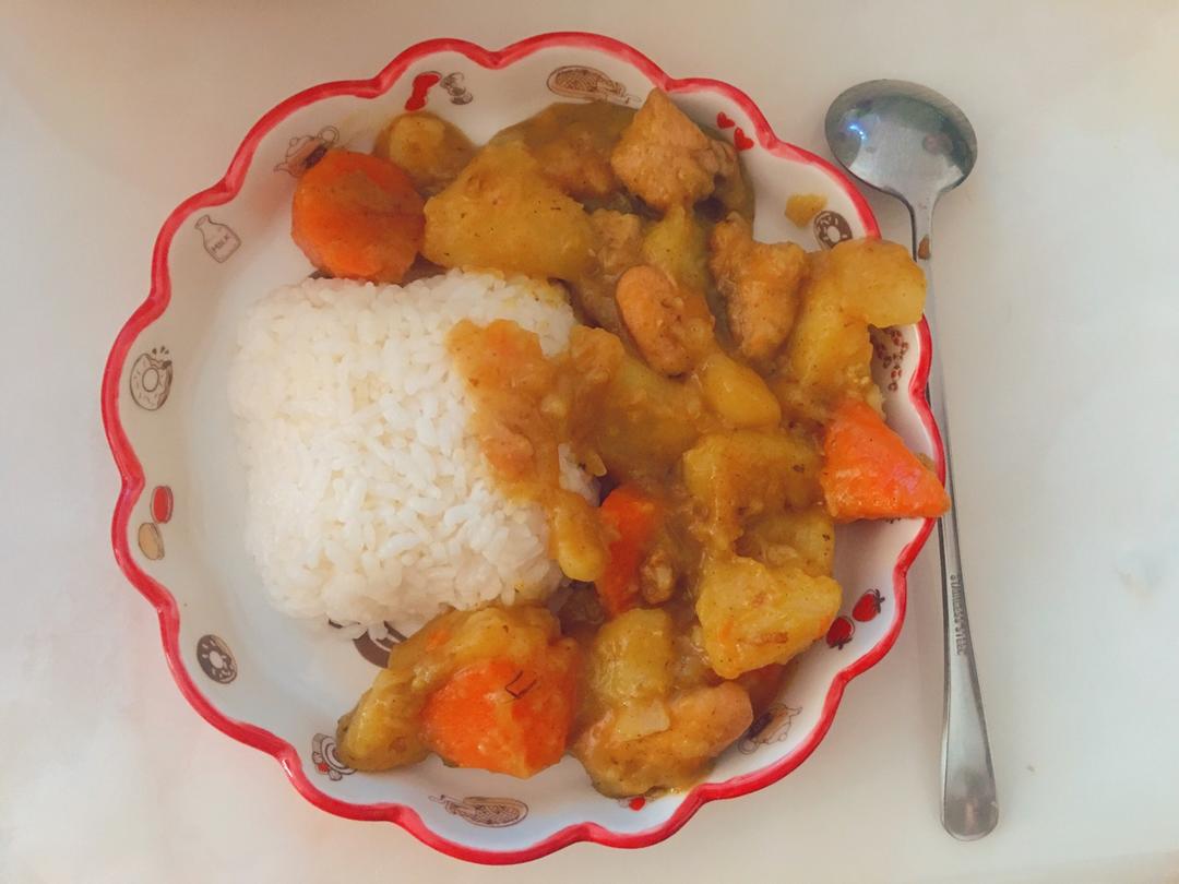 必做，咖喱土豆鸡腿和土司的美妙结合，有孩子的一定要做