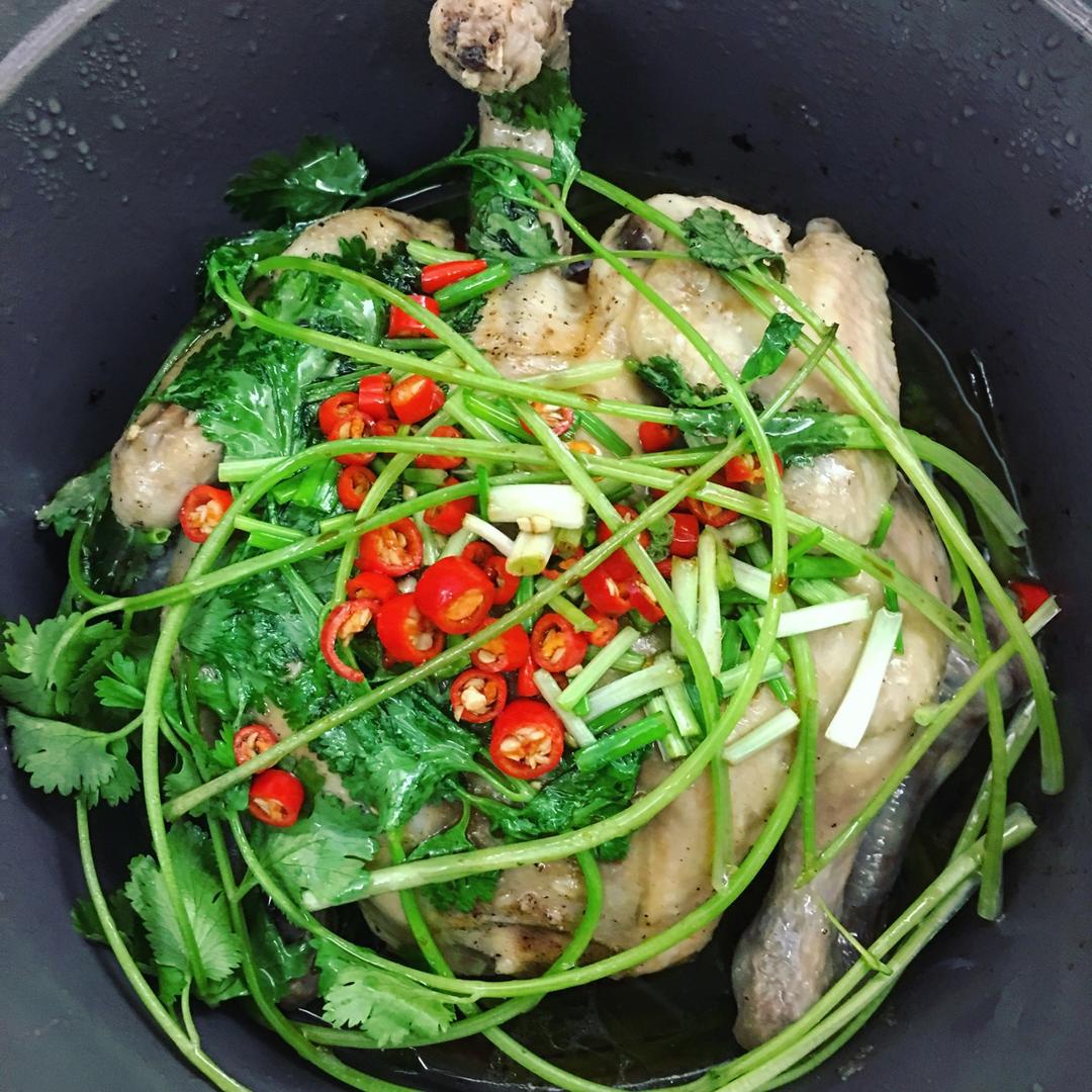 无水葱油鸡｜美食台