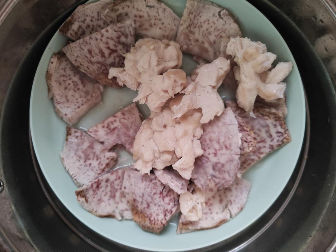 减脂 芋头蒸鸡胸肉