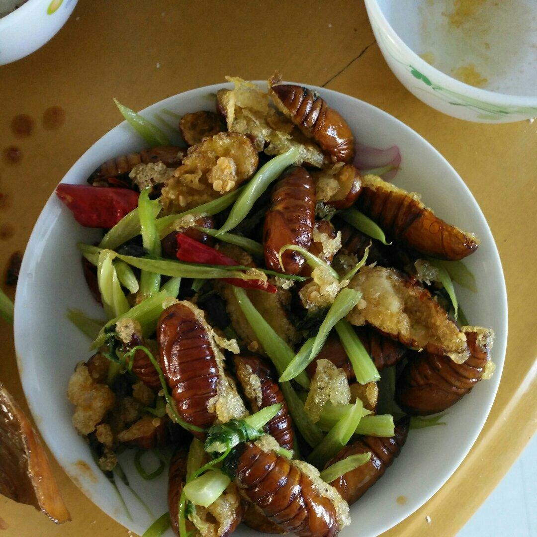 干煸蚕蛹