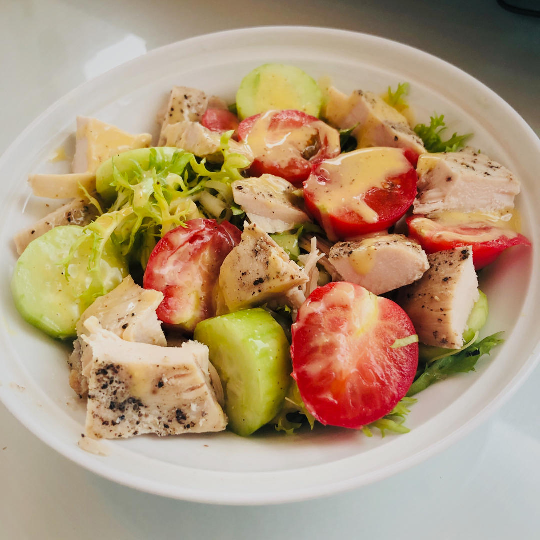 完美🥗沙拉公式—健康低脂—鸡胸肉藜麦沙拉