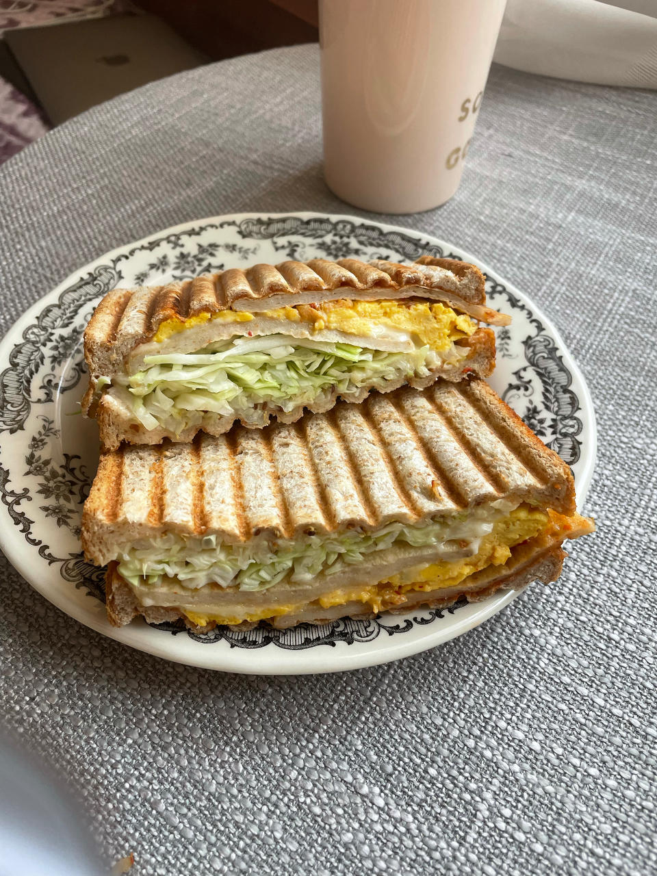 BRUNO|韩式鱼饼辣白菜滑蛋帕尼尼