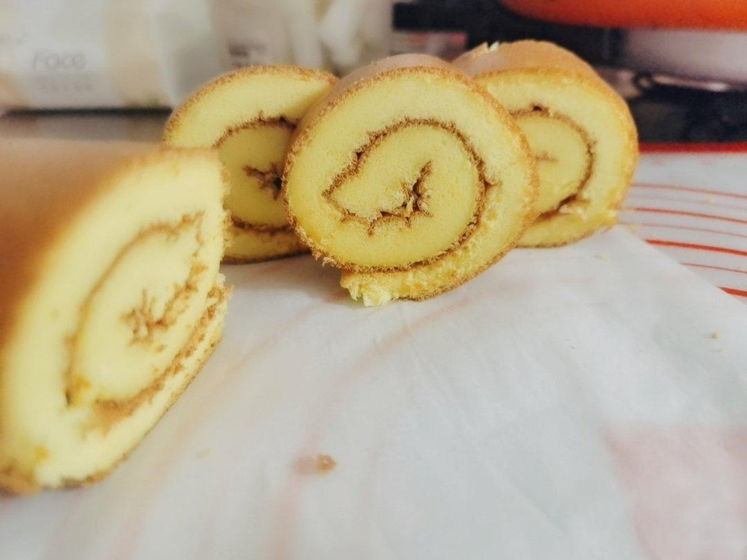 不开裂，不掉皮完美原味蛋糕卷