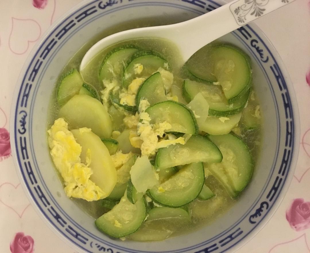 西葫芦蛋汤