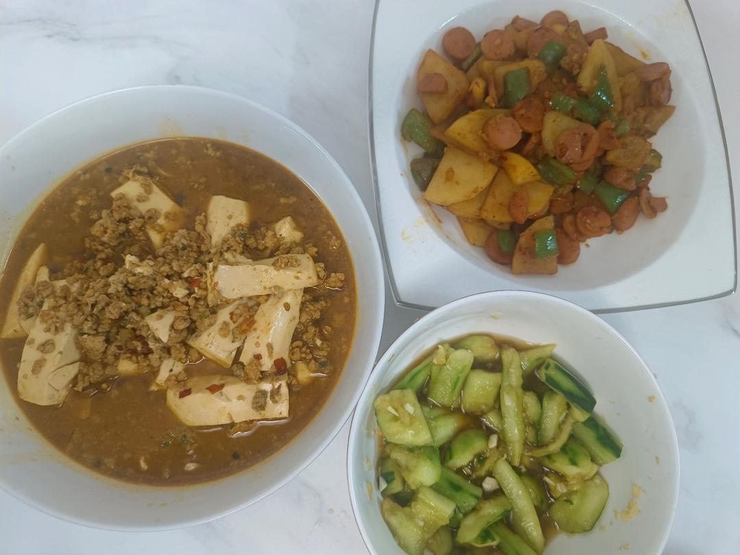 最快捷简单的下饭菜：肉末豆腐