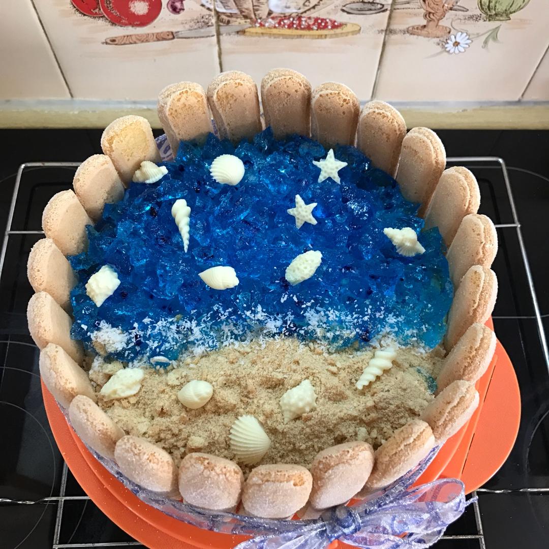 戚风版海洋蛋糕