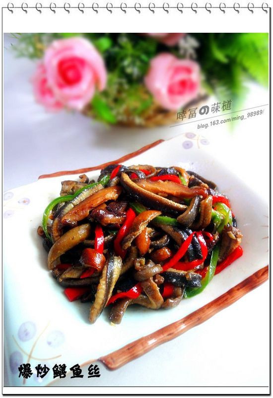 爆炒鳝鱼丝的做法