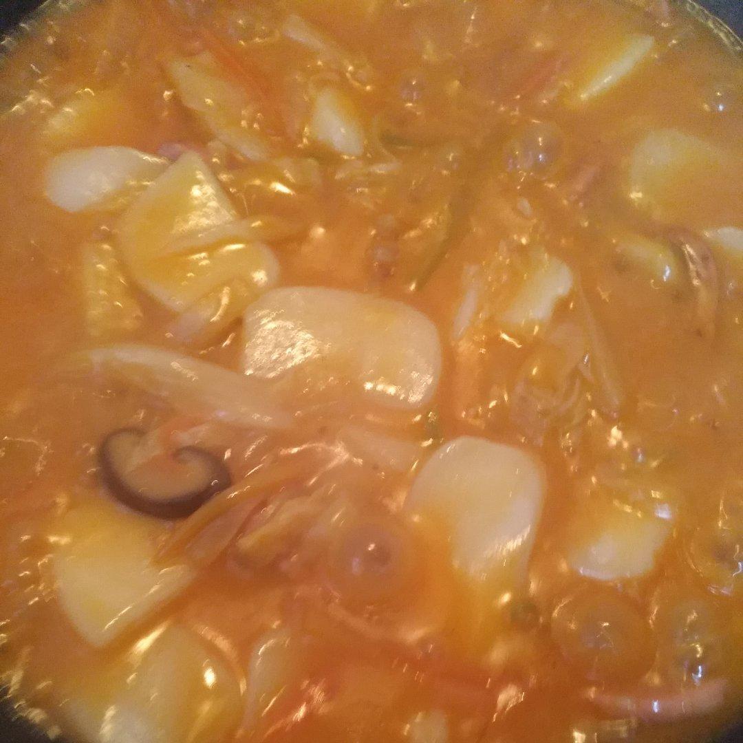 韩式辣炒年糕（or网红芝士套路之芝心年糕）