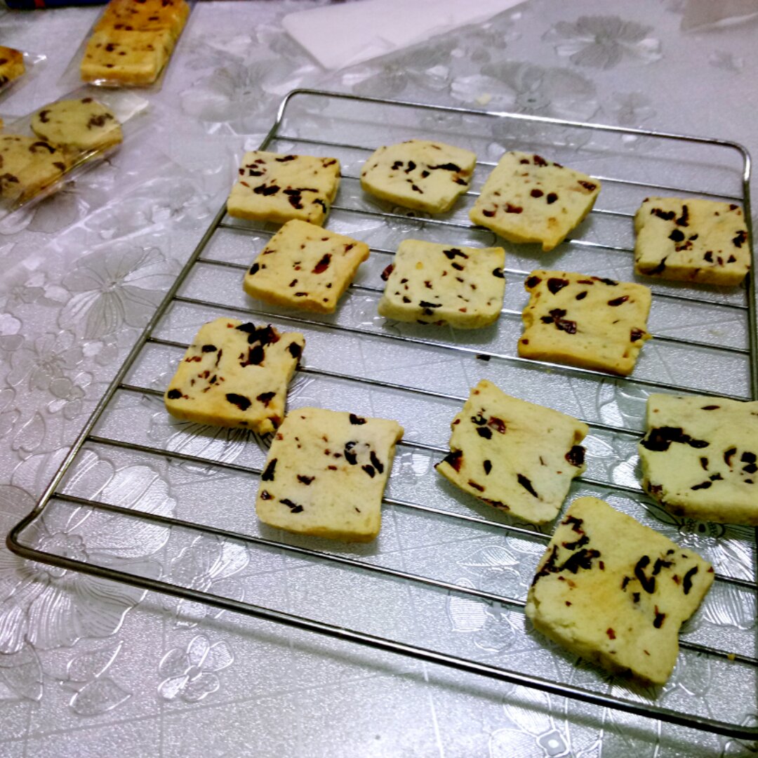低糖少油版蔓越莓饼干