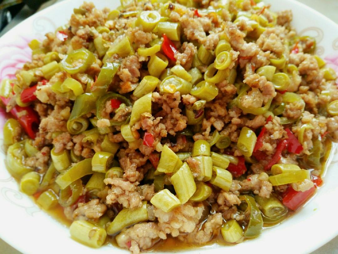 肉末泡豇豆/烂肉豇豆/酸豆角炒肉末