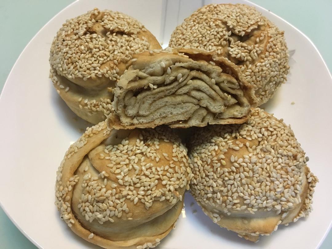 堂妈教你做麻酱烧饼