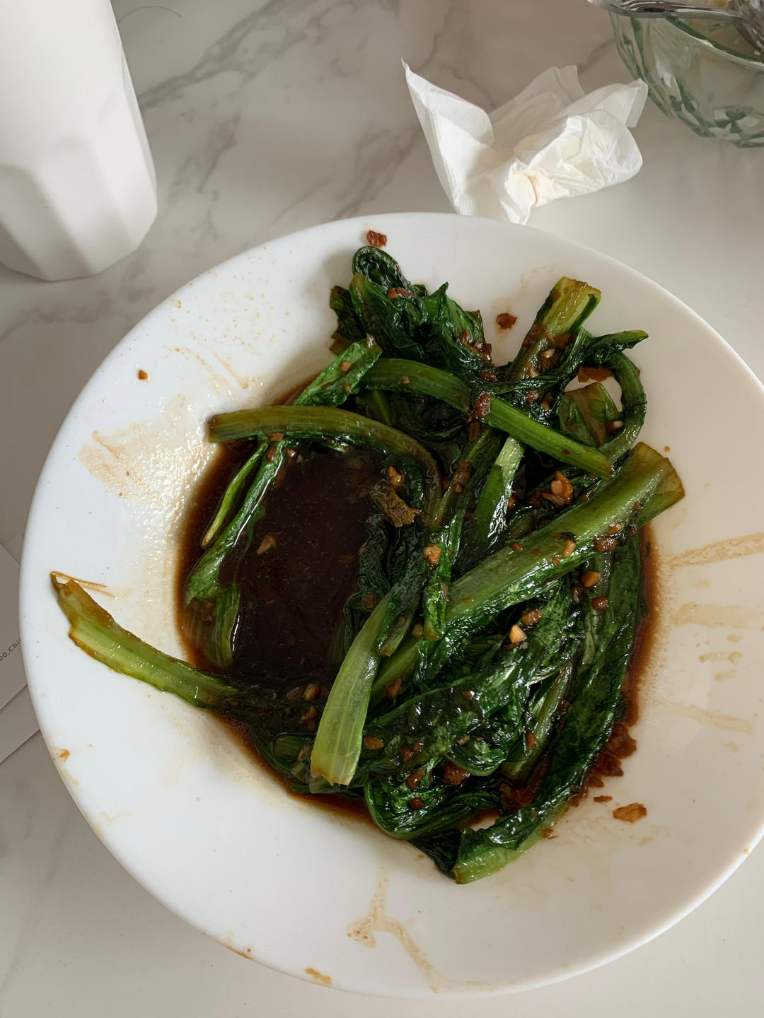 蒜蓉耗油清炒油麦菜，减脂快手菜，宝宝超爱，傻瓜步骤，屡试不爽，好吃且下饭，鲜香爽口！！