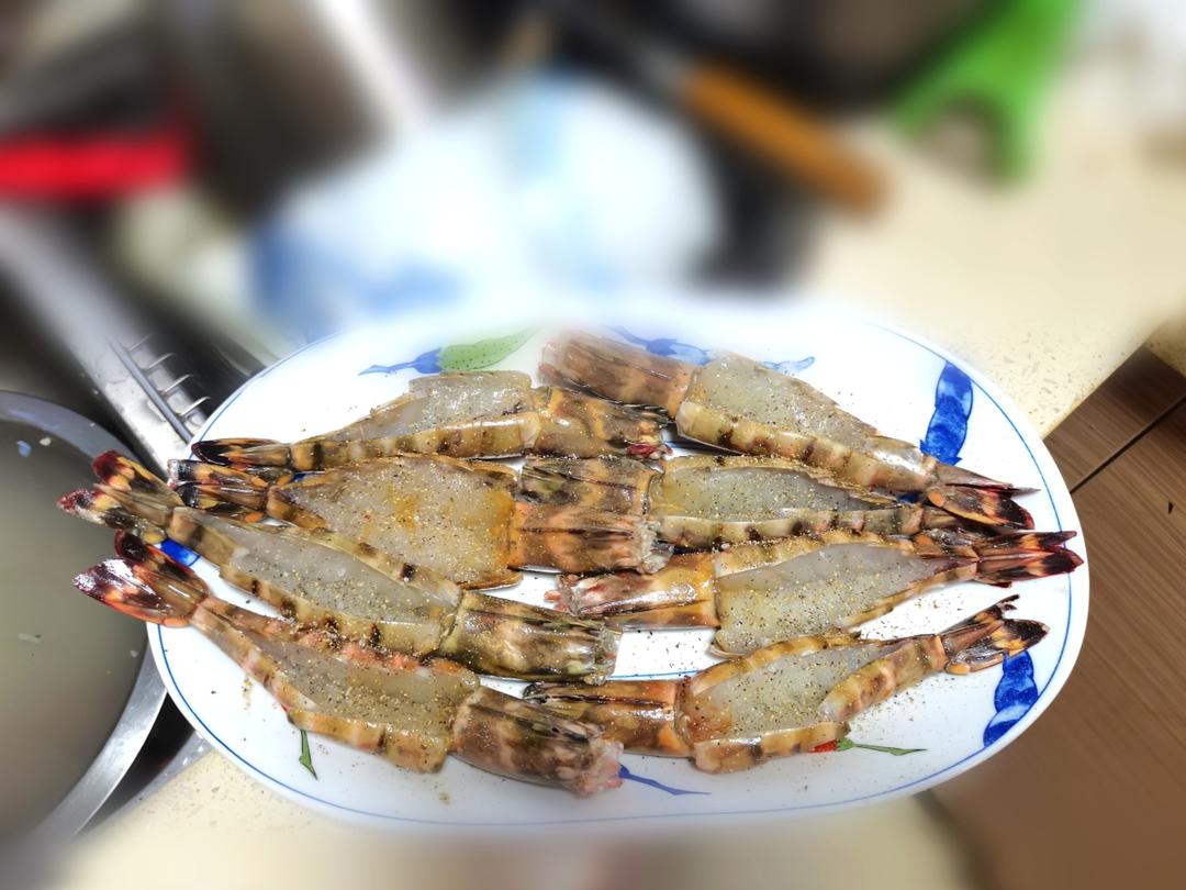 花开富贵 l 芝士薯泥焗大虾