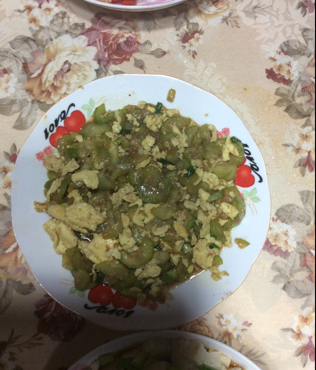 丝瓜炒蛋