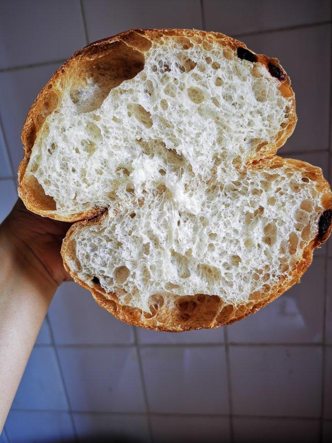 Ciabatta 恰巴塔面包 无揉 写给新手第一次接触高含水量面团的方子80%+含水量