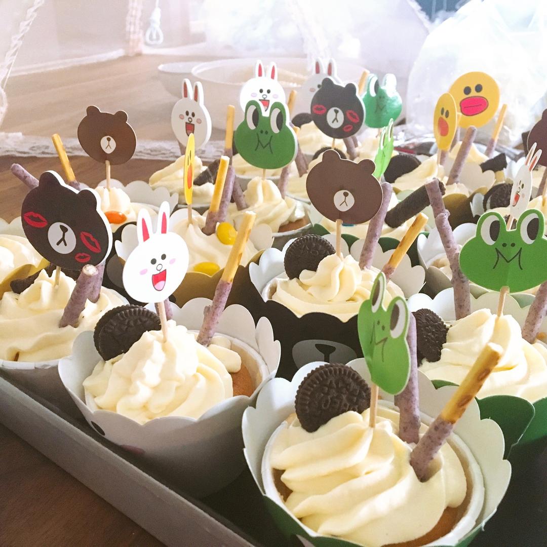 奶油戚风杯子蛋糕