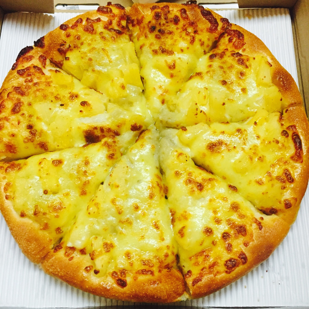 猫猫和鱼鱼的幸福生活做的芝士榴莲披萨