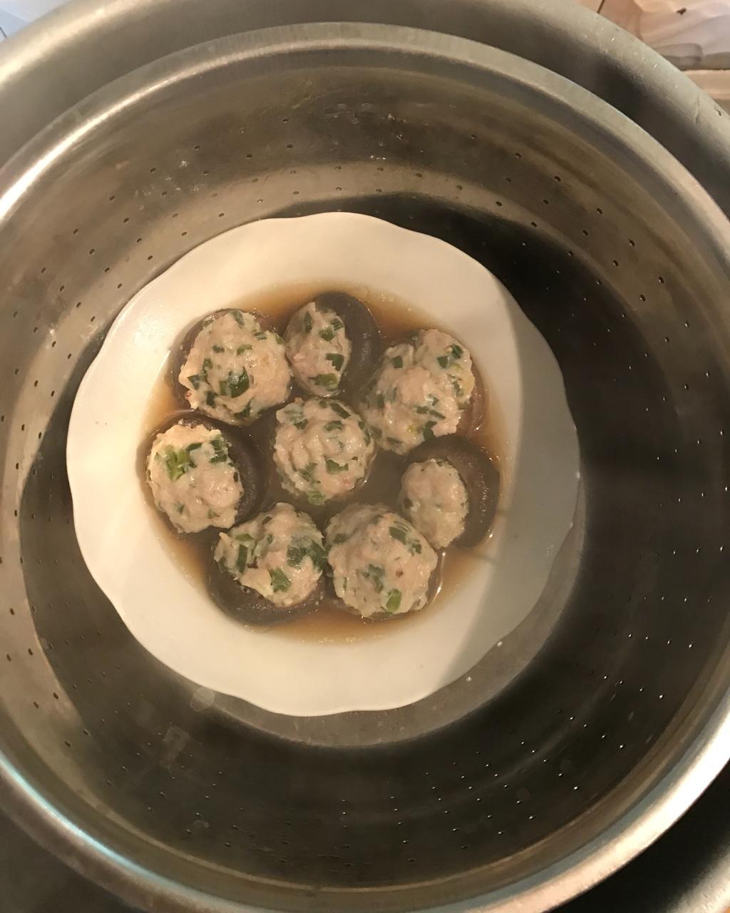 豆腐肉末酿香菇