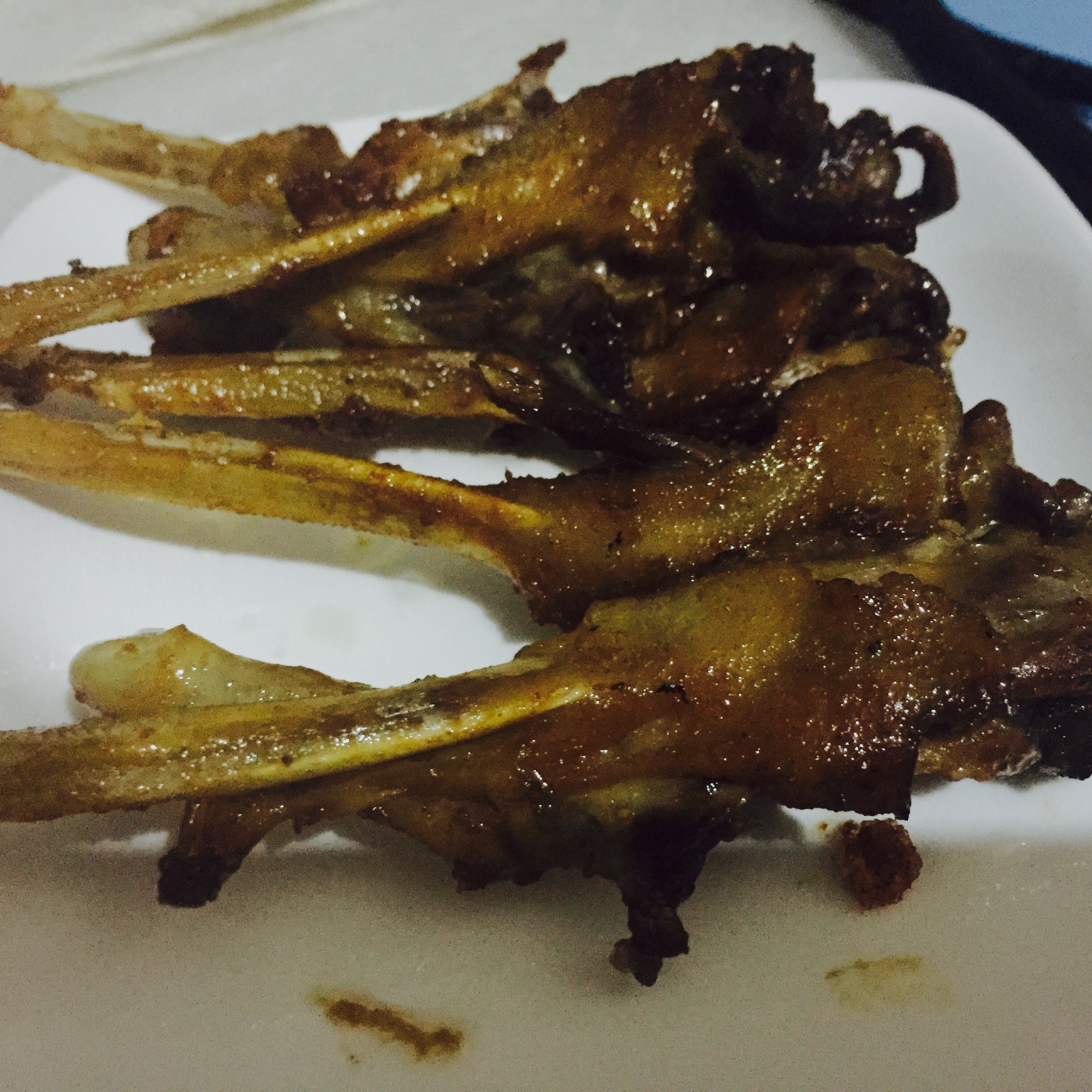 椒盐鸭下巴