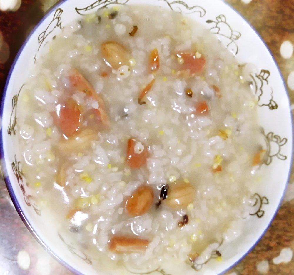 薇薇甜儿做的咸味腊八粥