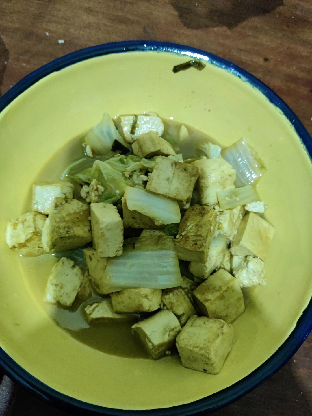 白菜豆腐这样做😋连汤汁都不剩🔅鲜美又美味