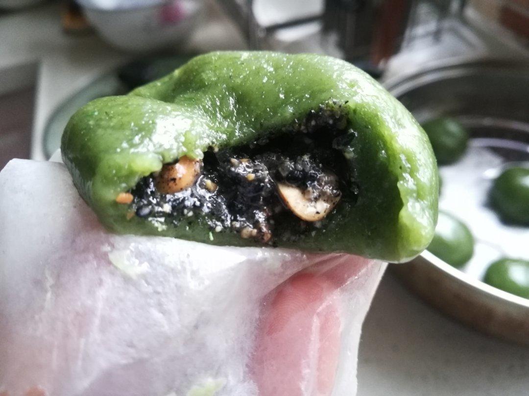 青团 | 流沙花生黑芝麻馅