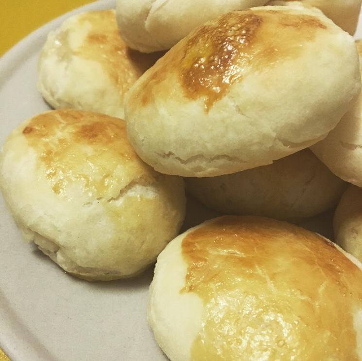 发面油酥小糖饼