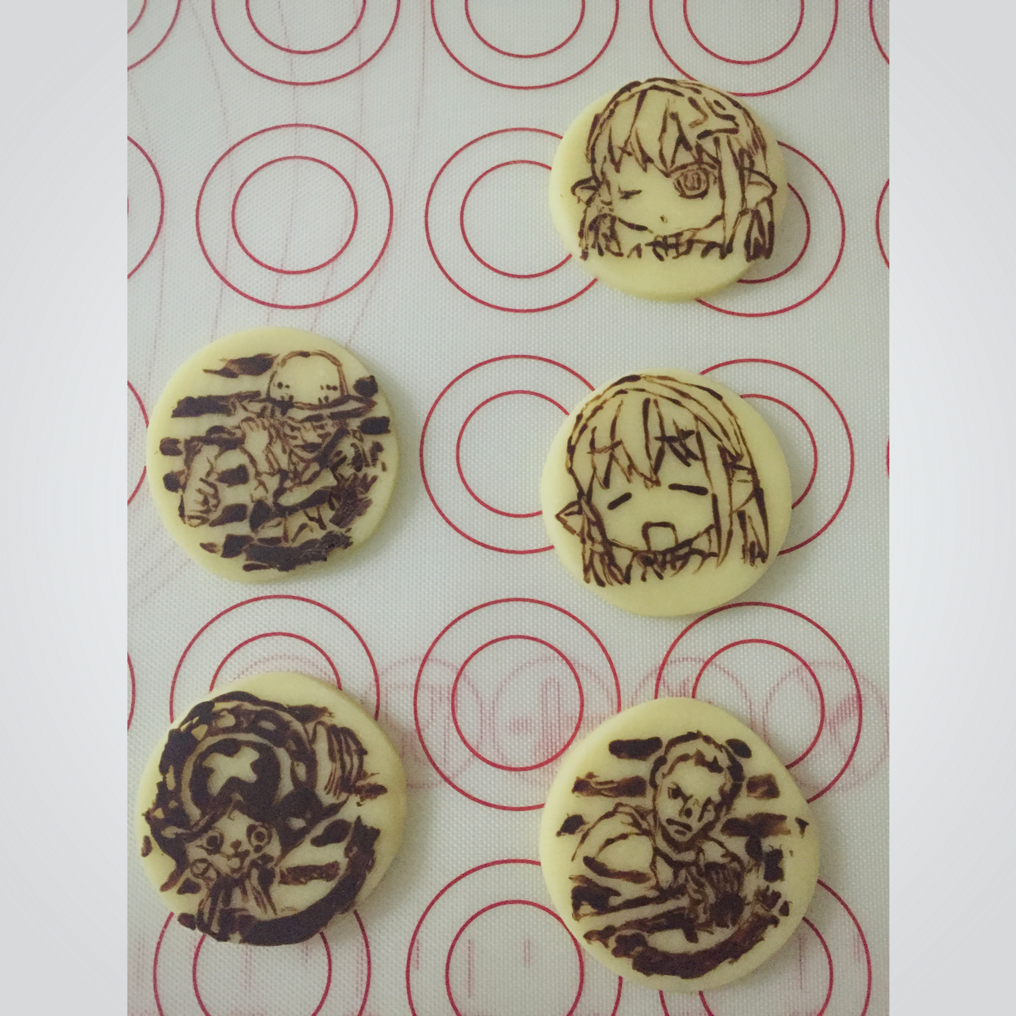 巧克力转印曲奇（不会画画也可以！绝对投食神物！）