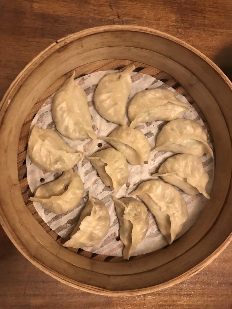 素馅烫面大蒸饺