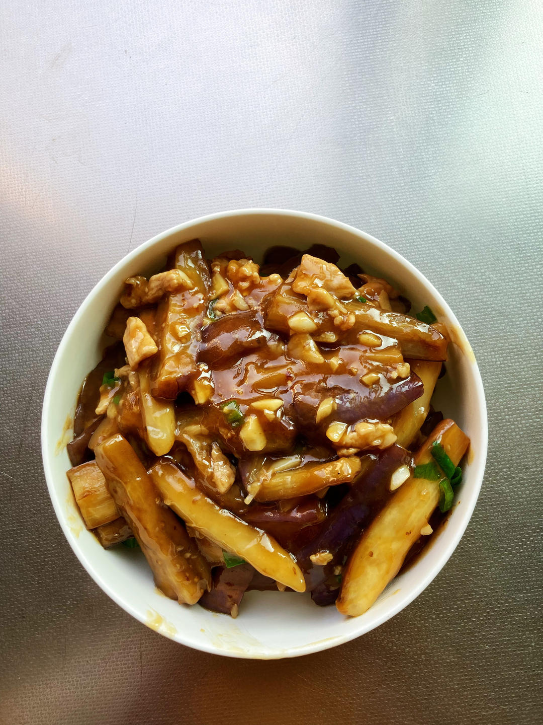 肉丝烧茄子
