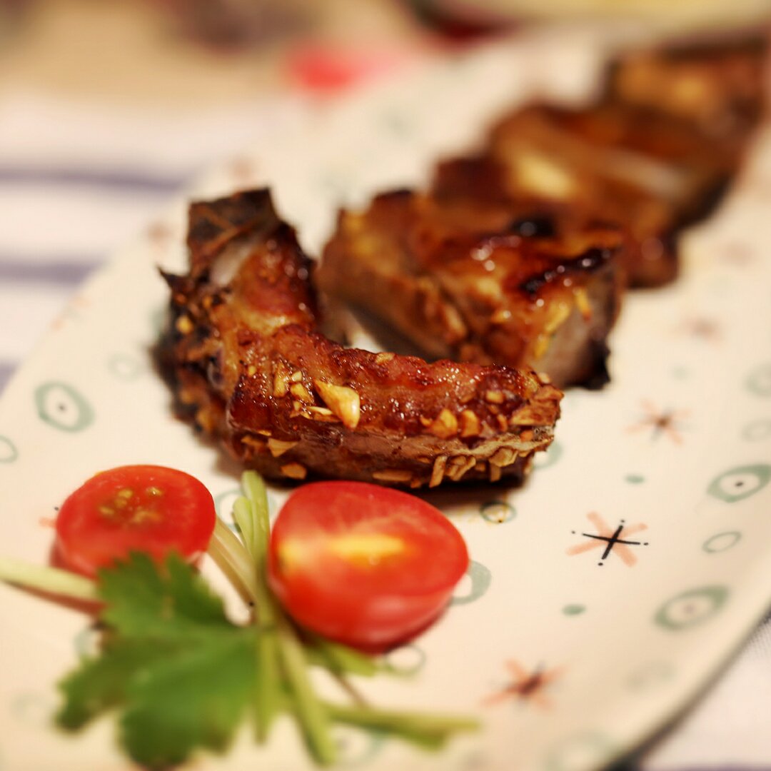 蒜香馋嘴烤排骨（烤箱版）#皮黑森林#